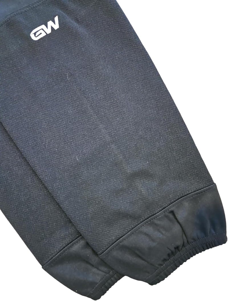 GameWear SK6500 Pro Series Hockey Socks, Textured Polyester, Single-Tone Design, Black - Image 5